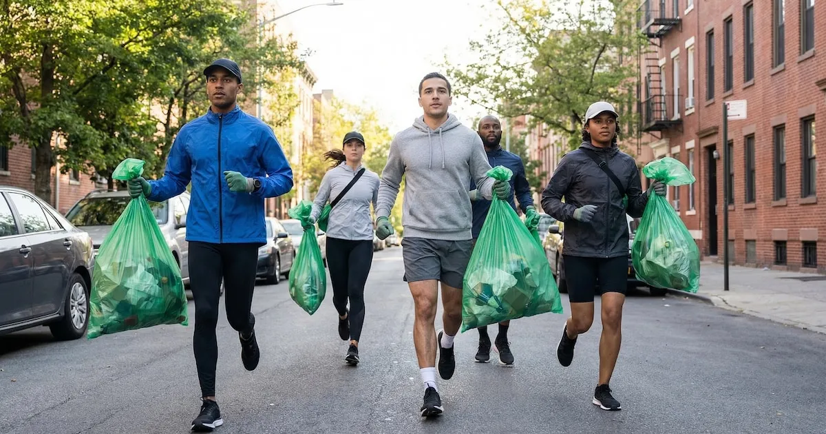 Plogging: de nieuwe duurzame fitnesstrend die New York verandert