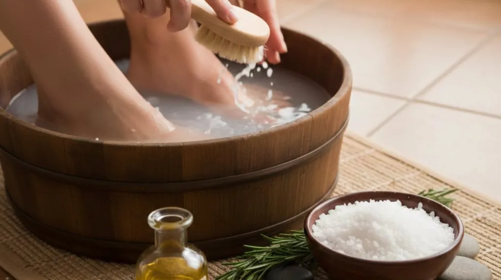 Gun je voeten wat extra verzorging met azijn en zout